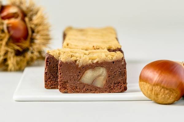 ミニマル「生ガトーショコラ -和栗-」秋限定で、“ほっくり”和栗ペースト&渋皮煮をたっぷりと
