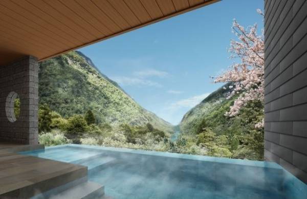箱根湯本の高級ホテル「はつはな」がリニューアル - 全客室に露天風呂を完備、4つの貸切風呂も