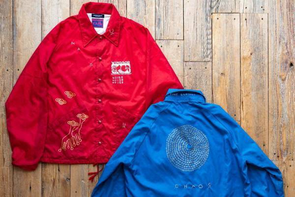 マッドストア アンダーカバー“刺繍＆イラスト”1点物ブルゾン、タトゥーアーティスト・タッペイとコラボ