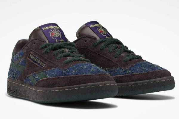 リーボック×ブレイン デッド新スニーカー、地表や植物など“大自然”を思わせる「クラブ シー」