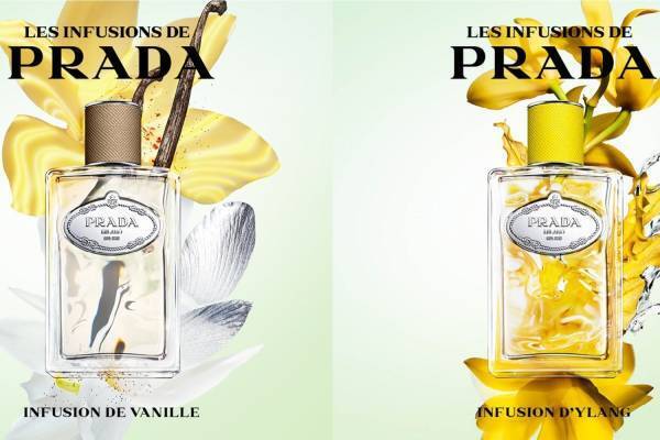 プラダ22年秋フレグランス、"煌びやかな太陽”着想のイランイラン×シトラスの香りなど