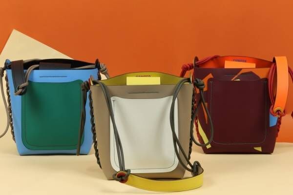 カンペール“マルチカラー”の新作バッグ「サバド」遊びのあるカラフル配色&amp;編み上げディテールで