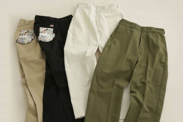 ナノ・ユニバースとディッキーズの別注パンツ、“大人顔”のしっかりツイル生地×ルーズなシルエット