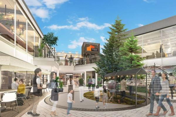 「トレインチ自由が丘」東京・自由が丘の商業施設リニューアル、昼はコーヒー夜はビールの飲食店など