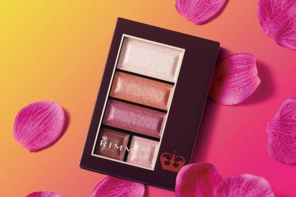 リンメル22年冬コスメ、ショコラ香るアイシャドウに“花の女王”胡蝶蘭イメージの限定色