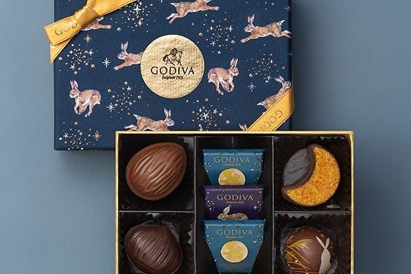 ゴディバの秋限定コレクション、お月見モチーフのチョコレートや秋食材の焼き菓子