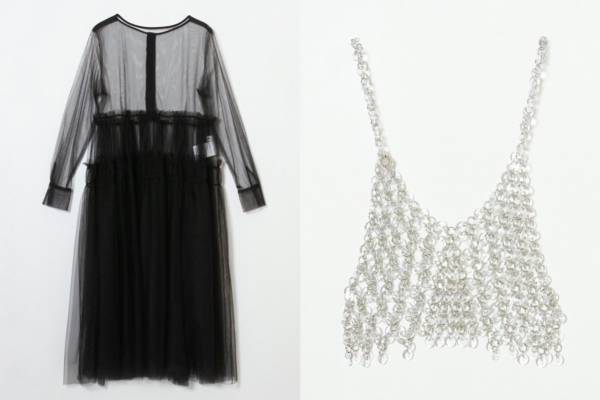 チカ キサダの別注チュールワンピース＆ボタンキャミソール、ミッドウエスト 東京店の期間限定ストアで