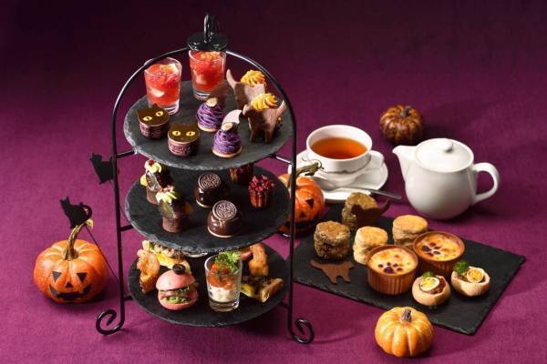 魔女の使い“黒猫”テーマのハロウィーンアフタヌーンティー、グランドプリンスホテル新高輪で