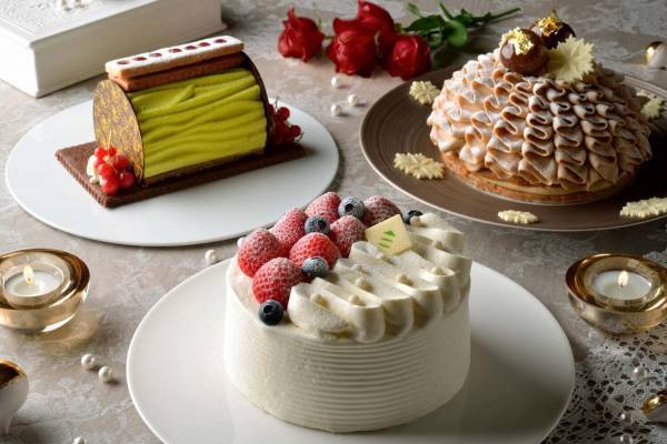 ホテル椿山荘東京のクリスマスケーキ2022、あまおう苺の“究極”ショートケーキや贅沢モンブラン