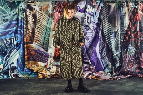 ユナイテッド トウキョウ“枯山水”モチーフの総柄シャツ＆パンツなど、「マーゴ」がグラフィックデザイン