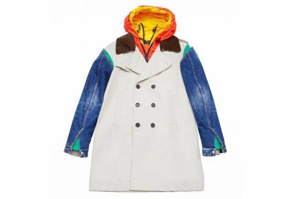 ディースクエアード”重ね着風”&鮮やかオレンジのメンズ・ウィメンズコート、神戸阪急の新店限定で