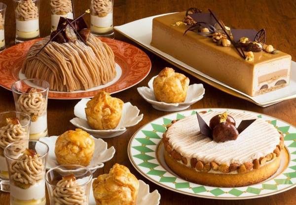 横浜ベイホテル東急で“栗”テーマのナイトタイムデザートブッフェ、モンブランやマロンパイなど