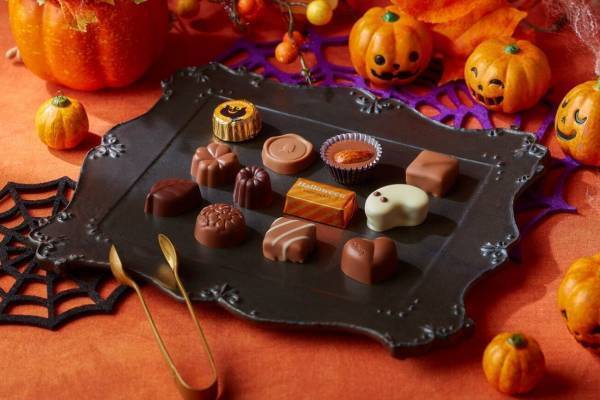 メリーチョコレート「ハロウィンスイーツ」“黒猫＆おばけ”モチーフのチョコレート