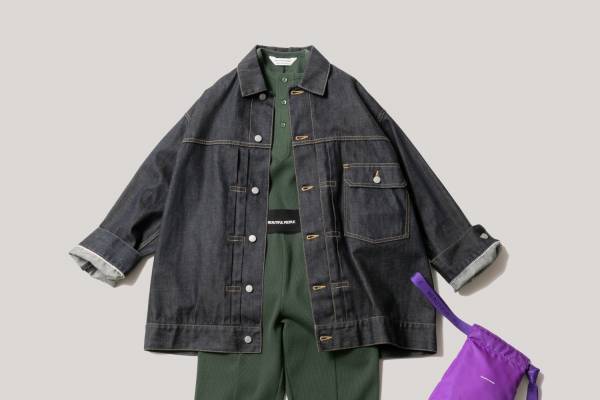 ビューティフルピープル、和装の“綿帽子”に着想したデニムジャケットなど