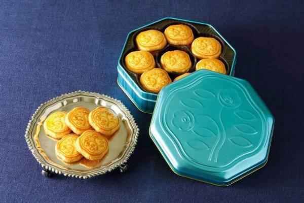 資生堂パーラーのロングセラー「花椿ビスケット」からハイカラな“新橋色”の限定缶