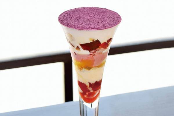 京都のきな粉スイーツ専門店「吉祥菓寮」“芋＆りんご”パフェ、ごろごろ焼きいも×プルプル紅茶ゼリー