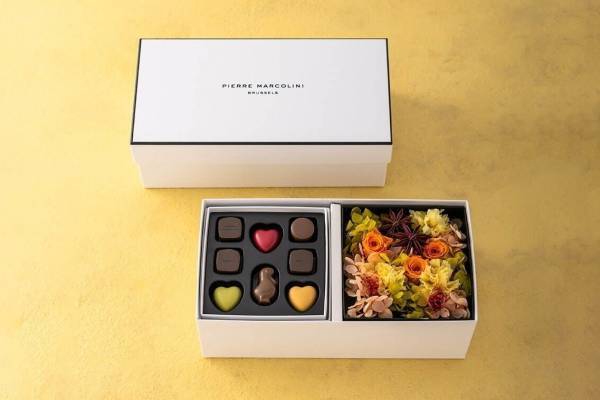 ピエール マルコリーニ“プリザーブドフラワー＆チョコレート”の秋限定ボックス
