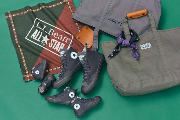 コンバース×エル・エル・ビーンコラボのスニーカー＆バッグ、90年代デザイン踏襲のオールスターなど