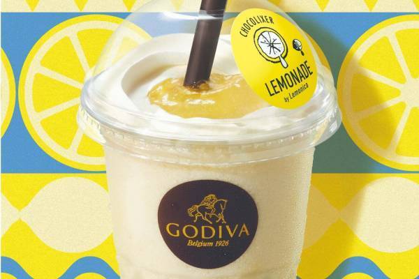 ゴディバ「ショコリキサー レモネード by レモニカ」爽やかレモン×ホワイトチョコのコラボドリンク