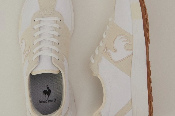 ルコックスポルティフのスニーカー「モンペリエ」新作、チャンキーソール＆ビッグロゴ