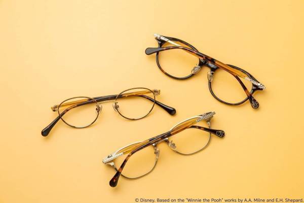 Zoff「くまのプーさん」のアイウェア、“はちみつをつまみ食いする”プーさんのフレームなど