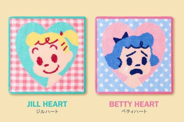 オサムグッズ×ラブラリー バイ フェイラー、“ジル＆ベティ”主役のハンカチやポーチなど
