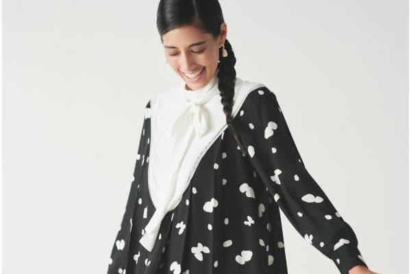 セルフォード×ハナエモリのコラボ第2弾、ワンショルダーのロングドレス＆蝶柄ワンピースなど