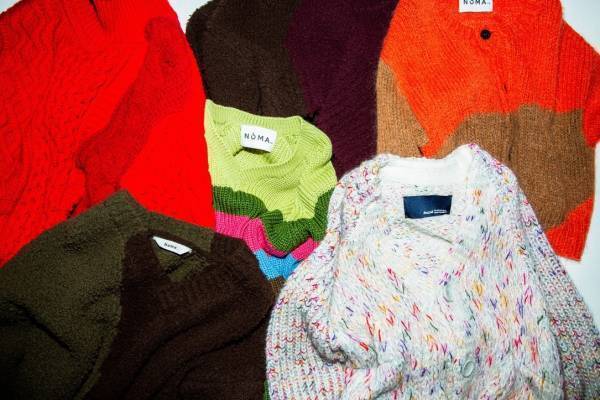 ブソル“糸をミックス”暖かなカーディガン＆ネームの非対称ニット、レイ ビームス別注で