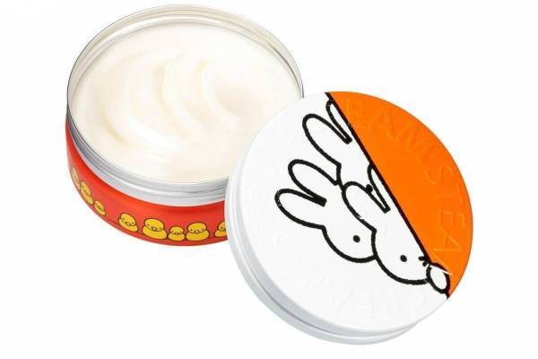 “ミッフィー”がちらりと顔を出すスチームクリーム、ふわっと軽やか全身用保湿クリーム