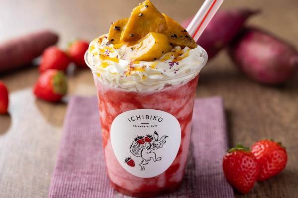 いちごスイーツ専門店「いちびこ」秋限定メニュー、濃厚おいもスムージーやいちごのモンブランタルト