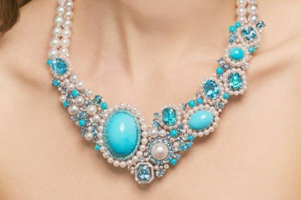 TASAKI アトリエ“海＆空”着想の新作ハイジュエリー、パールとターコイズの輝き