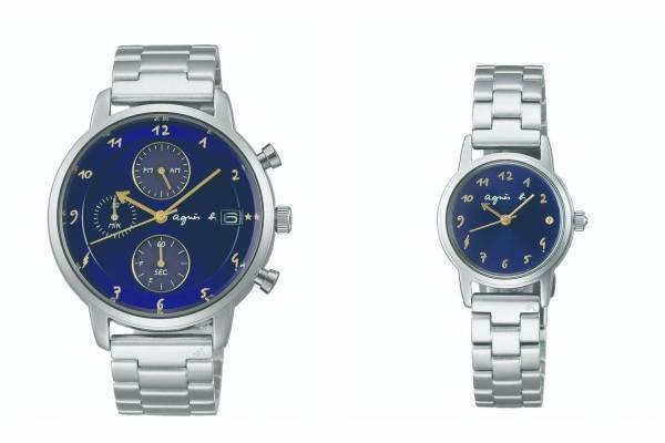 アニエスベー“手書き文字インデックス”の「マルチェロ！」新作、冬の夜空イメージのペアウォッチなど