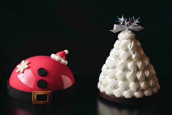 ロク キョウトのクリスマスケーキ2022、“もみの木”イメージの純白ショートケーキなど