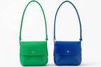 ジョルジオ アルマーニ「ラプリマ」グリーン＆ブルーの新作バッグ、光沢感のあるボディ×輝くGAロゴ