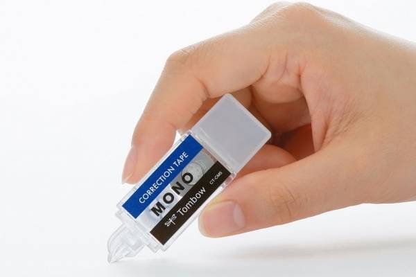 “まるで消しゴム？！”ミニ修正テープ「モノポケット」MONOカラーなど、クリアな全5色で