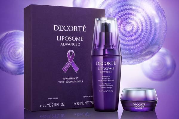コスメデコルテ22年冬スキンケアキット、“人気NO.1美容液現品入り”「リポソーム」セット