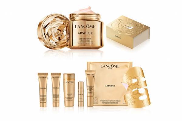 ランコム2022年クリスマスコフレ、人気スキンケア「アプソリュ」の贅沢キット＆フレグランスセット