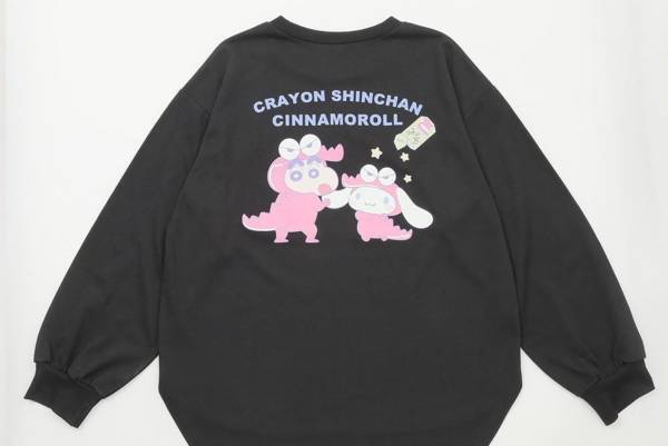 『クレヨンしんちゃん』×サンリオ「シナモロール」の新作レディースウェア、イオン限定発売