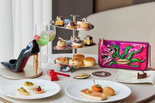 クリスチャン ルブタン「ルビ ミステリー」アフタヌーンティー、フォーシーズンズホテル丸の内 東京で