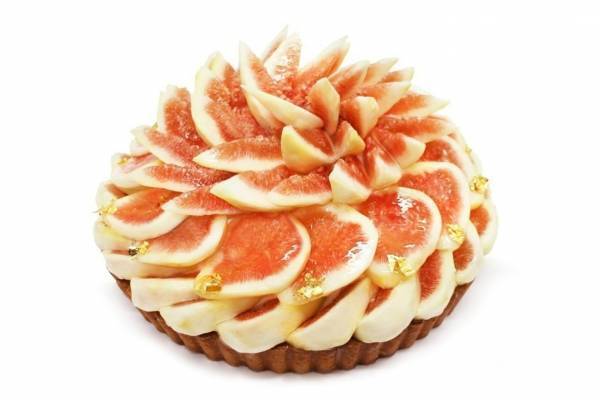 カフェコムサの秋限定“いちじく”ケーキ、華やかタルトやマロンクリーム×無花果のショートケーキ