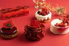 東京マリオットホテルのクリスマスケーキ 2022、真っ赤なチョコレートのバラで飾った「ローズ」ほか