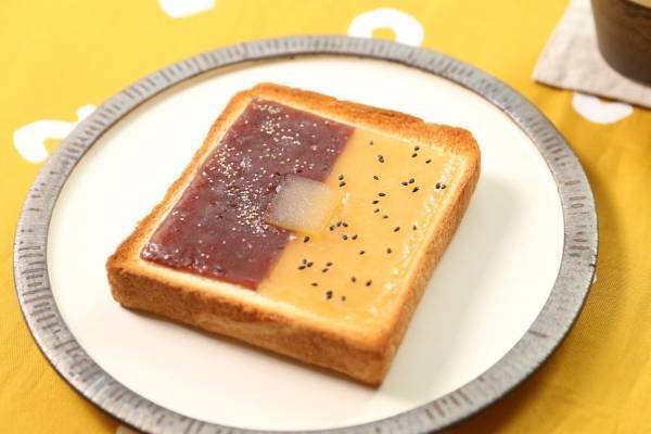 パンにのせて焼くだけ「スライスようかん」秋限定“スイートポテト”フレーバー、京菓子・亀屋良長から