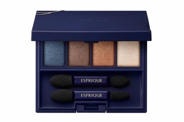 エスプリーク22年冬コスメ - "月の満ち欠け”着想、新月や三日月イメージの4色アイパレなど