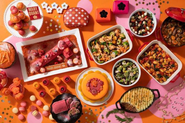 マリークヮント×スイスホテル南海大阪“レトロ＆カラフル”なスイーツブランチ、英国デザートも