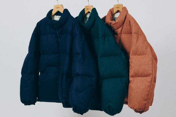 エフシーイー×ディガウェルのダウンウェア、ボリューム感あるジャケット＆ベストを重ねたフリースブルゾン