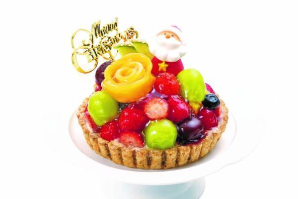 “まるで宝石箱”フルーツ煌めくクリスマスタルト＆ケーキ、フルーツピークス全店で