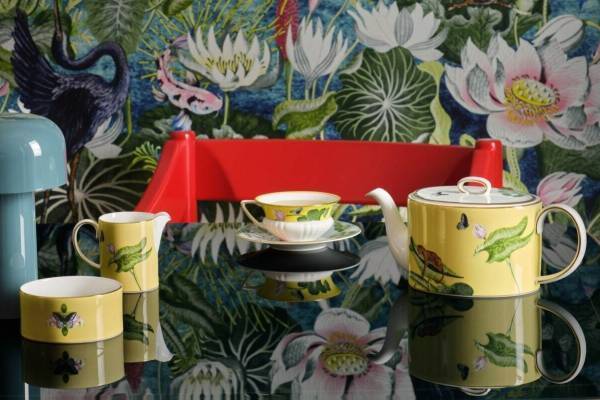 ウェッジウッド“睡蓮の花”着想「ウォーターリリー」に新作テーブルウェア、ティーポット＆限定マグなど