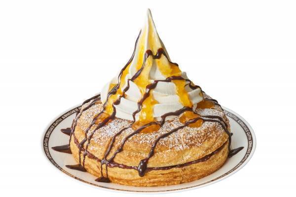 コメダ珈琲店×『オレンジページ』の限定シロノワール＆クロネージュ、オレンジとチョコレート2種のソース