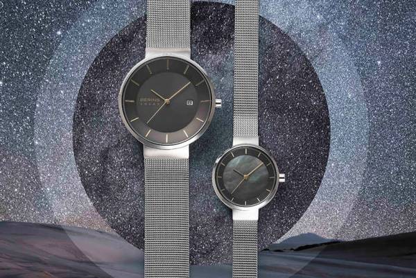 ベーリングの腕時計「スカンジナビアン ソーラー」スレートグレイ×イエローゴールドの新色