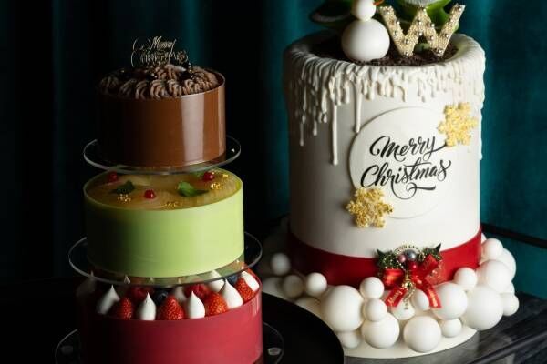 W大阪2022年クリスマスケーキ、&quot;まるでキャンドル”高さ55cmの特大ケーキ＆モンブランなど